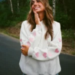 Heart on My Sleeve Oversized Lux Womens Hoodie