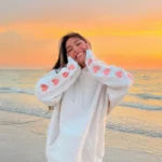Heart on My Sleeve Oversized Lux Womens Hoodie