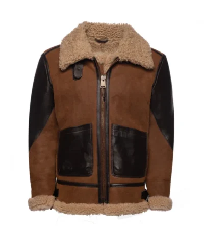 Juke's Bomber Aviator Shearling Jacket