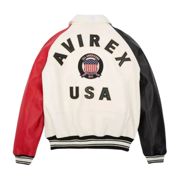 Men's Avirex Classic American Flight Icon Leather Bomber Jacket