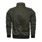 Mens Casual Military Cotton Army Green Bomber Jacket