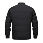 Mens Lightweight Black Bomber Varsity Jacket