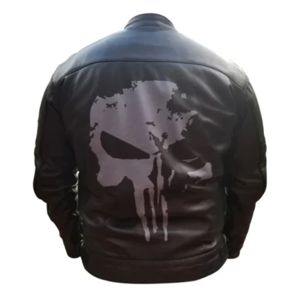 Punisher's Motorcycle Leather Jacket