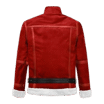 Ryan Reynolds Spirited Fur Shearling Suede Leather jacket, Santa Claus Style