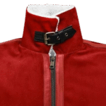 Ryan Reynolds Spirited Fur Shearling Suede Leather jacket, Santa Claus Style