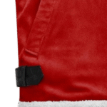 Ryan Reynolds Spirited Fur Shearling Suede Leather jacket, Santa Claus Style