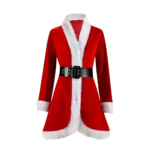 Womens Santa Claus Christmas Red Coat