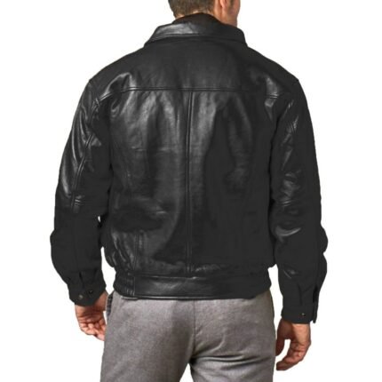 Men Classic Colebrook Leather Jacket