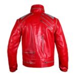Red Michael Jackson Leather Jacket